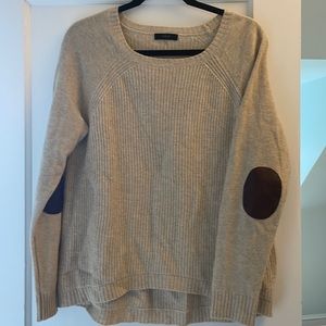 Women Jcrew wool patchwork sweater